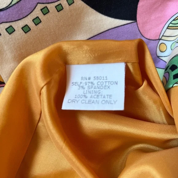 David Meister Mod Print Sheath Dress Size 4 EUC - Picture 10 of 11